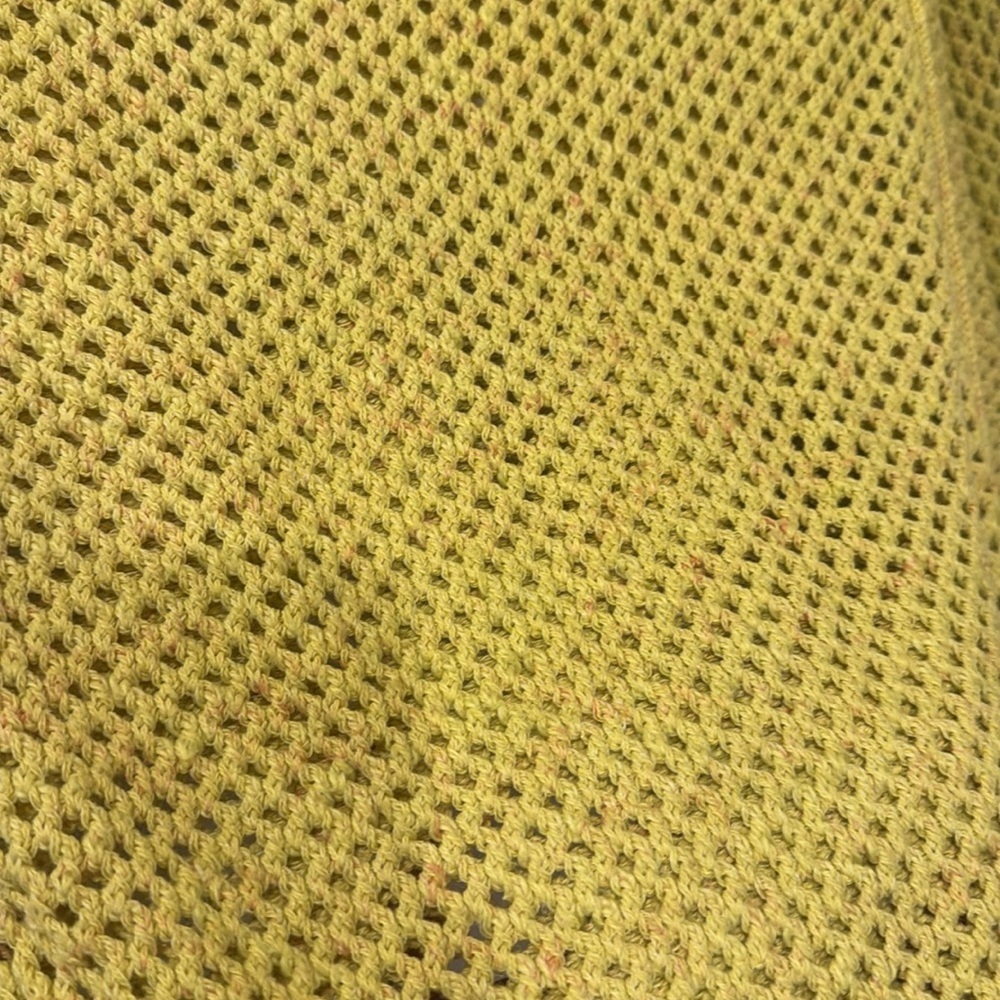 Pilcro yellow open knit sweater, XS - Picture 6 of 10